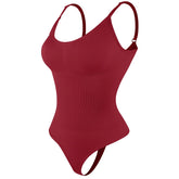 shapewear bodysuits in red